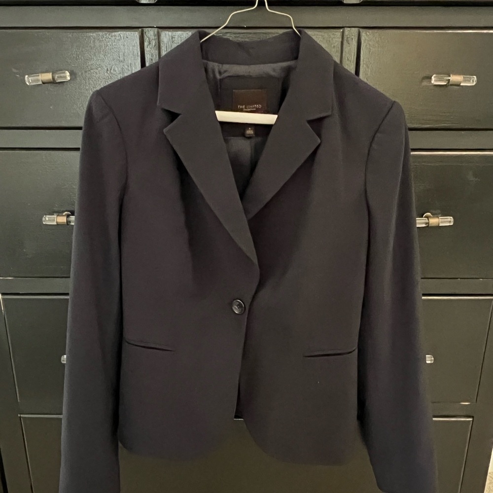Navy suit coat